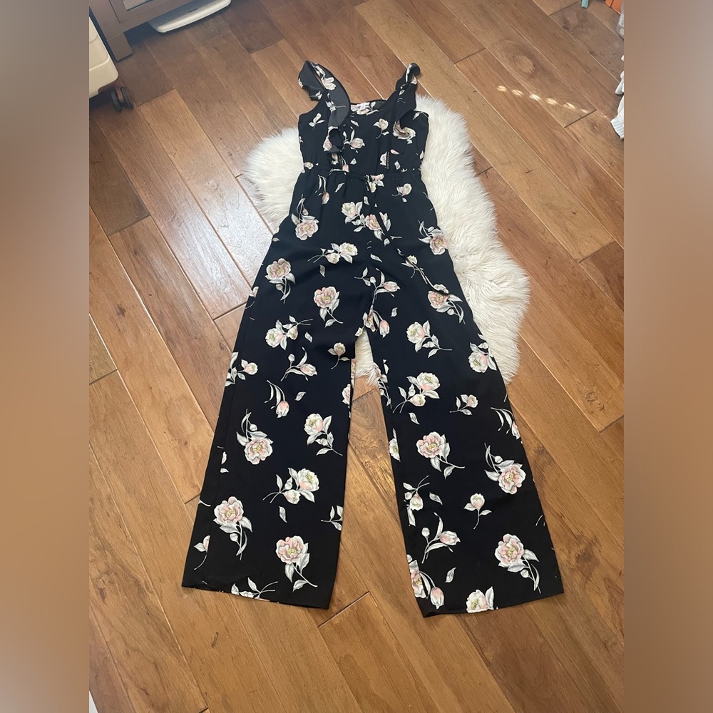 Xhilaration Floral Jumpsuit